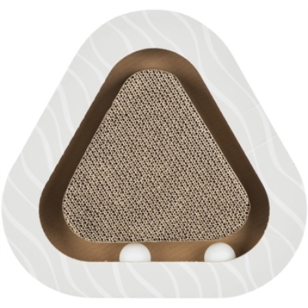 Trixie krabplank karton met 2 ballen