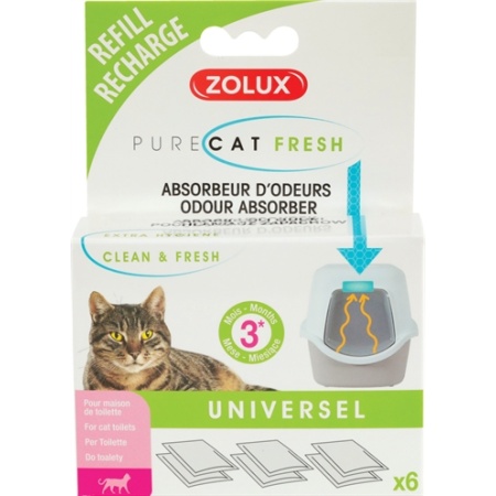 Zolux clean & fresh universeel filter kattenbak