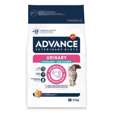 Advance veterinary diet cat urinary sterilized minder calorieËn