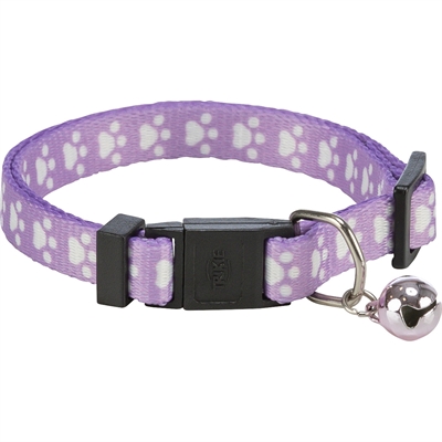 Trixie halsband kat print poot elastisch assorti - Afbeelding 3