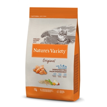 Natures variety original sterilized salmon