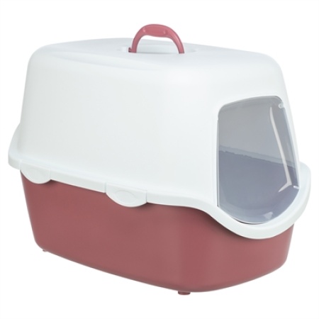 Trixie kattenbak vico oudroze / wit