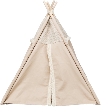 Trixie kattenmand tipi boho beige - Afbeelding 3