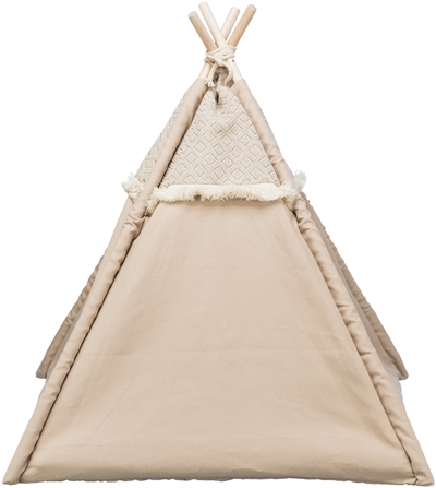 Trixie kattenmand tipi boho beige - Afbeelding 7