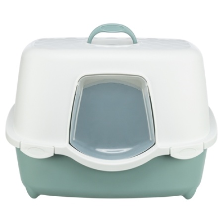 Trixie kattenbak davio groen / wit