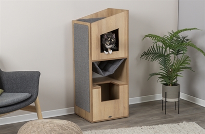 Trixie citystyle cat tower bruin / grijs - Afbeelding 8