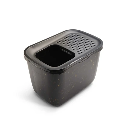Savic kattenbak hop in marble zwart / goud - Afbeelding 2