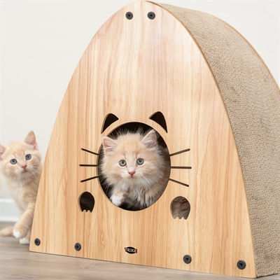 Trixie krabhuis mdf lichtbruin - Afbeelding 6