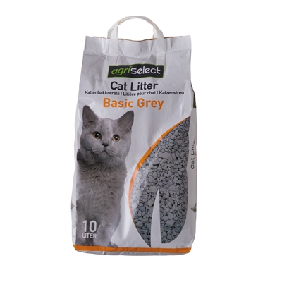 Agriselect basic grey kattenbakvulling