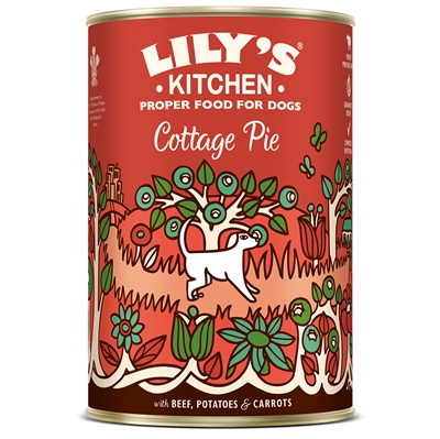 Lily's kitchen dog cottage pie