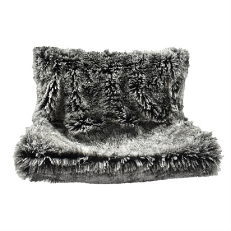 Croci radiatorhangmat gemeleerd zwart