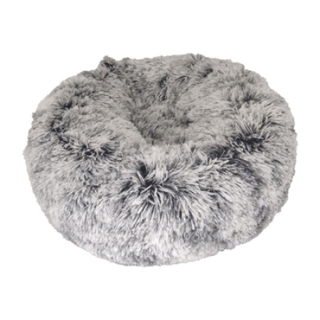 Croci hondenmand donut bicolor zwart