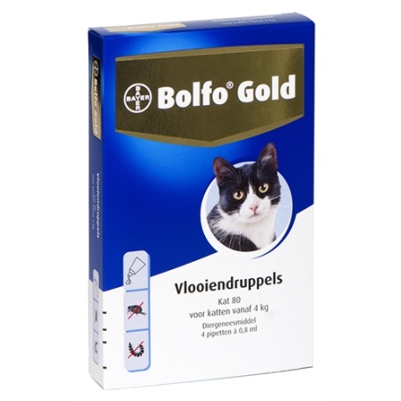 Bolfo gold kat vlooiendruppels