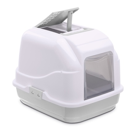 Imac kattenbak easy cat wit / lichtgrijs