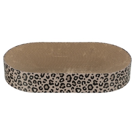 Trixie krabmat / mand leo karton met kattenkruid / catnip bruin