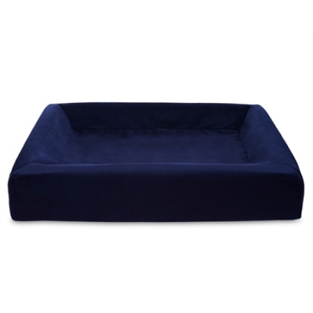 Bia bed royal fluweel hoes hondenmand navy