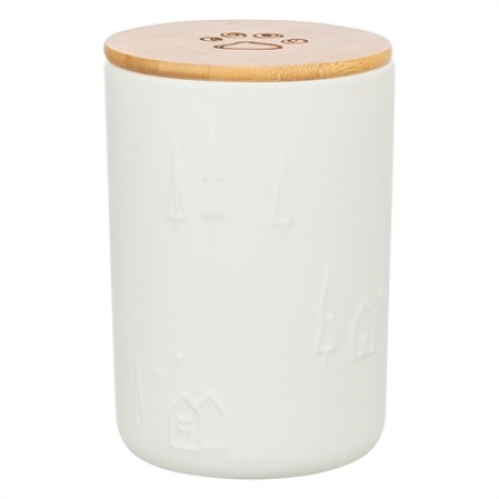 Trixie snackpot keramiek wit