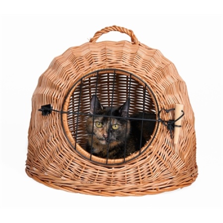 Trixie rotan kattenmand met deur