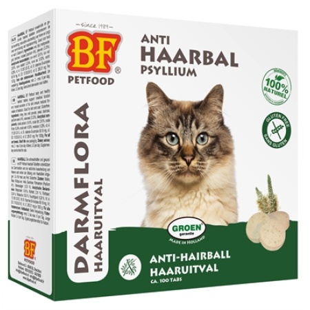 Bf petfood kattensnoepje hairball bij haarbal