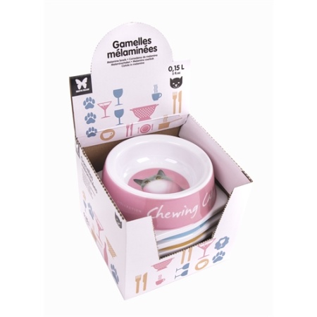 Martin voerbak kat melamine assorti