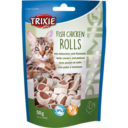 Trixie premio fish chicken rolls