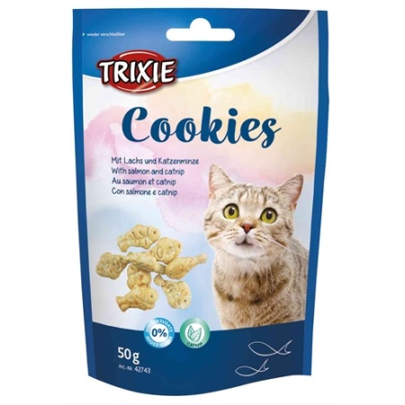 Trixie cookies met zalm en catnip