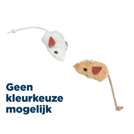 Trixie set muizen met catnip kern pluche