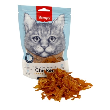 Wanpy soft oven-roasted chicken jerky strips