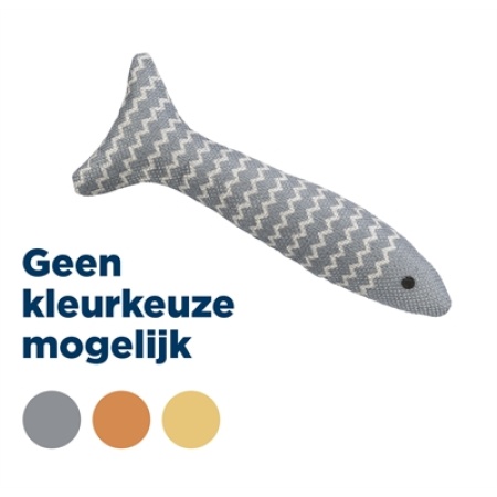 Trixie vis stof catnip voor katten assorti