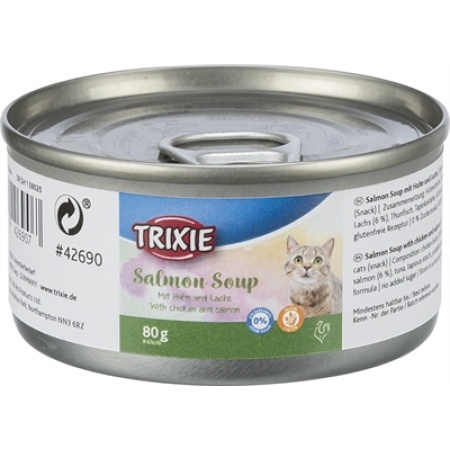 Trixie zalm soep kip / zalm glutenvrij