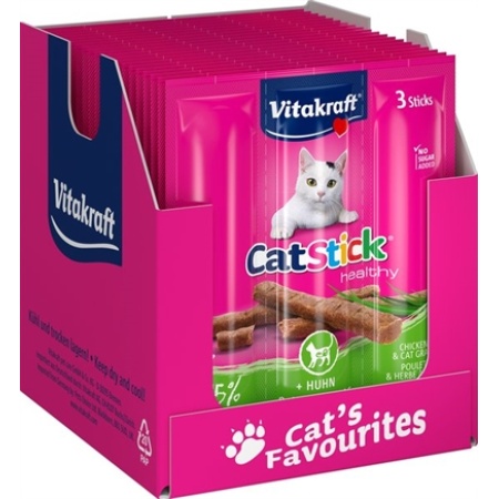 Vitakraft cat-stick mini kip / kattengras