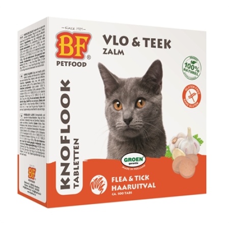 Bf petfood kattensnoepjes knooflook zalm