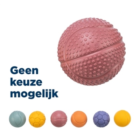 Trixie bal natuurrubber assorti