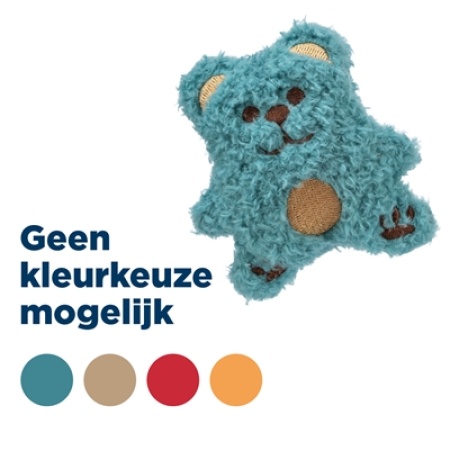 Trixie beer pluche met catnip assorti