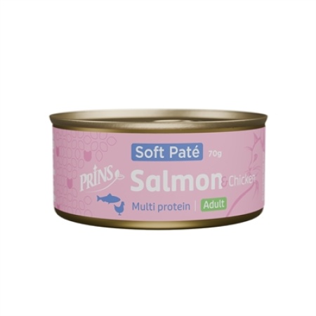 Prins soft pate salmon / chicken