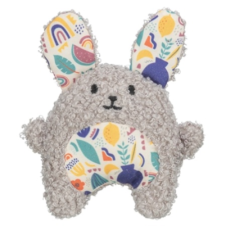 Trixie konijn pluche met kattenkruid / catnip grijs