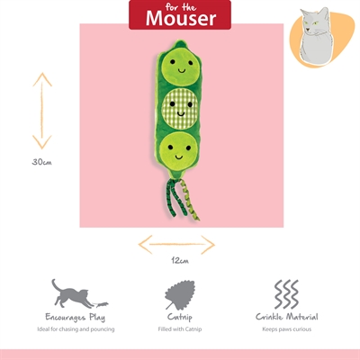 Happy pet tabby patch erwten kicker - Afbeelding 5