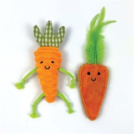 Happy pet tabby patch wortels met catnip