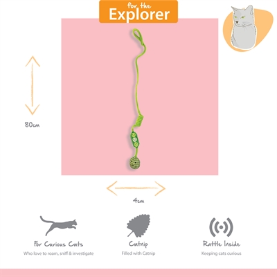 Happy pet tabby patch erwten bungee - Afbeelding 4