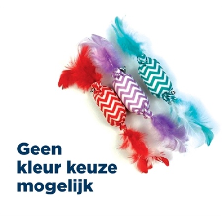 Happy pet tabby patch crinkle snoepje assorti