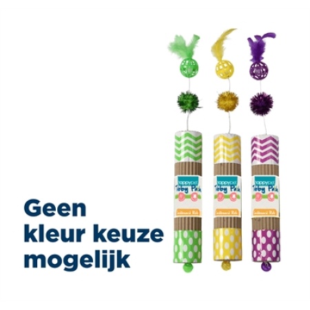 Happy pet tabby patch roller karton assorti