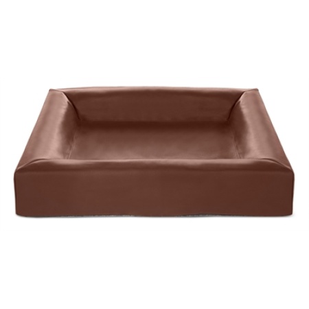 Bia bed kunstleer hoes hondenmand bruin