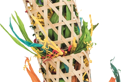 Trixie vogel natuurspeelgoed aan sisalkoord palmblad / maÏslies - Afbeelding 3