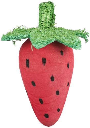 Trixie speelbal set biet / aardbei hout / loofah - Afbeelding 3