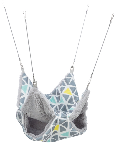 Trixie hangmat sunny met 2 verdiepingen voor grote hamsters pluche - Afbeelding 2