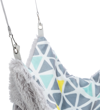 Trixie hangmat sunny met 2 verdiepingen voor grote hamsters pluche - Afbeelding 3