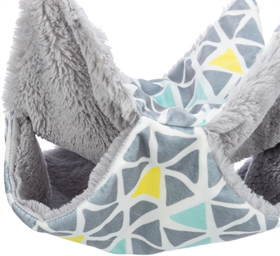 Trixie hangmat sunny met 2 verdiepingen voor grote hamsters pluche - Afbeelding 4