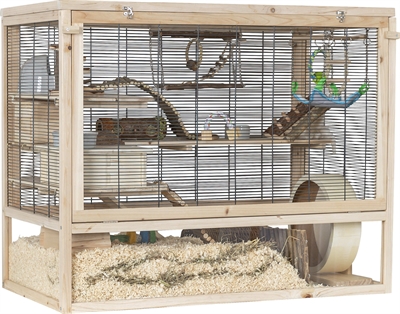 Trixie knaagdierenverblijf muizen hout