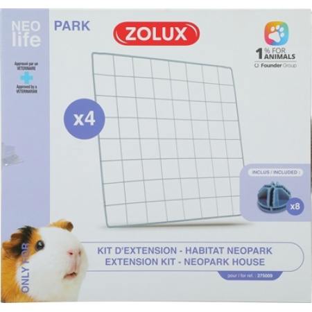 Zolux neolife neopark cavia uitbereidingsset gaaspanelen