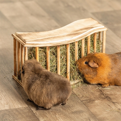 Trixie hooiruif met deksel hout gevlamd - Afbeelding 3